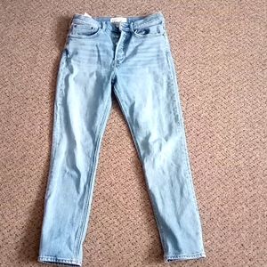 Denim Forum High rise boyfriend jeans